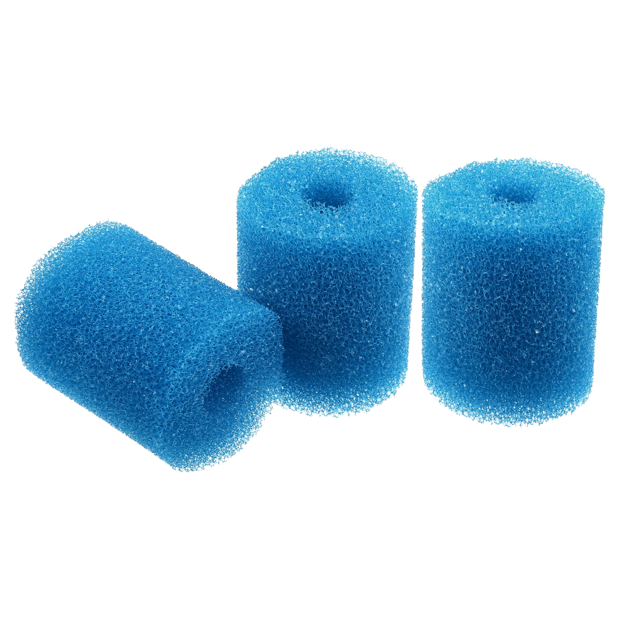 Unique Bargains 3 Pcs Aquarium Pre Filter Foam Roll Foam Sponge Roll Intake Filter for Fish Tank Blue 7.5x6.5x2cm Walmart