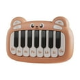 thumbnail image 2 of QIPOPIQ Piano de Poche Mini Piano Électronique Commutation en un Clic entre 3 Tonalités Différentes Touches Illuminées Instrument de Musique Portable Intéressant pour Voyage Maison Camping Extérieur, 2 of 6