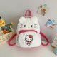thumbnail image 3 of Sanrio-mochila escolar de gran capacidad para niños, bolsa de Hello Kitty, Kawaii, pudín, perro, peluche, juguetes, regalos, 25cm, 3 of 5