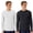 Black+White 2 Pack, variant on Hanes Unisex Cool DRI Cotton Touch Long Sleeve T-Shirt 100% Ring-spun Polyester Crewneck Tee Shirts (Safety Green , M)