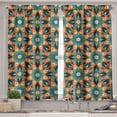 thumbnail image 2 of Ambesonne Ottoman Valance & Curtain, Ornate Floral Vintage, 55"x30", Multicolor, 2 of 6