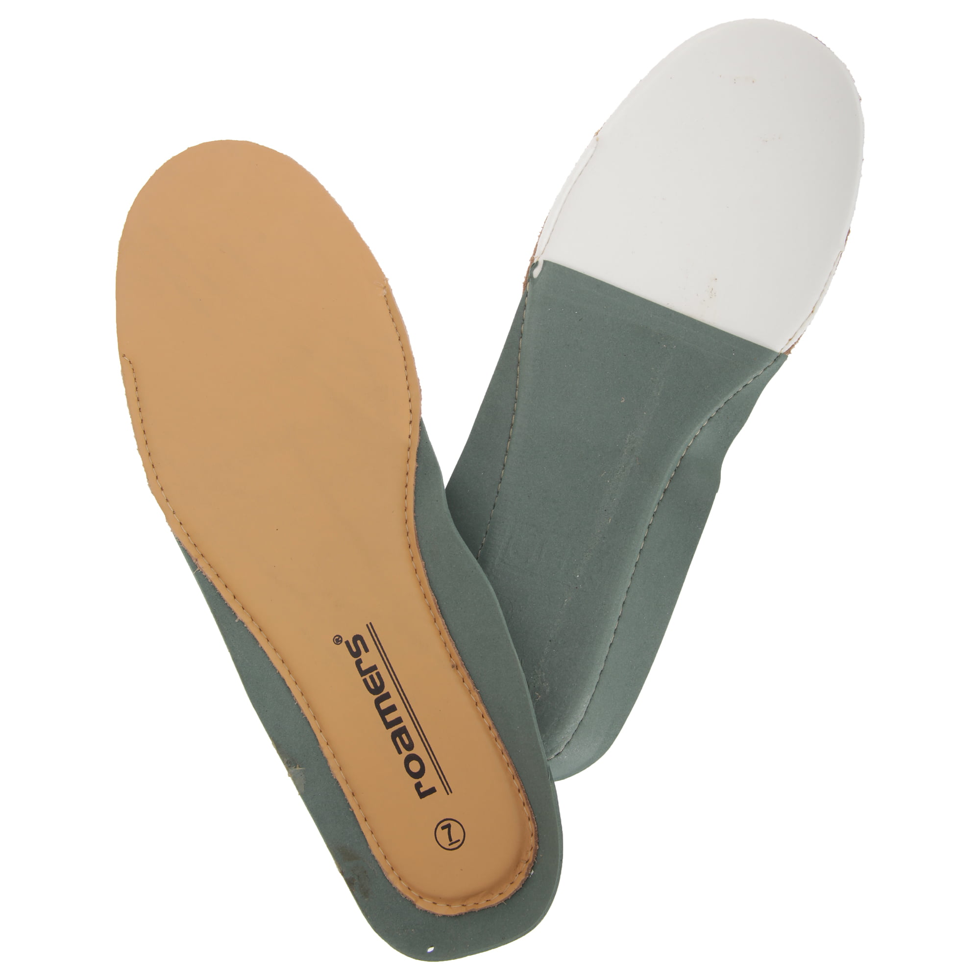 Roamers Deluxe Padded Leather Insoles Long Lasting Comfort 