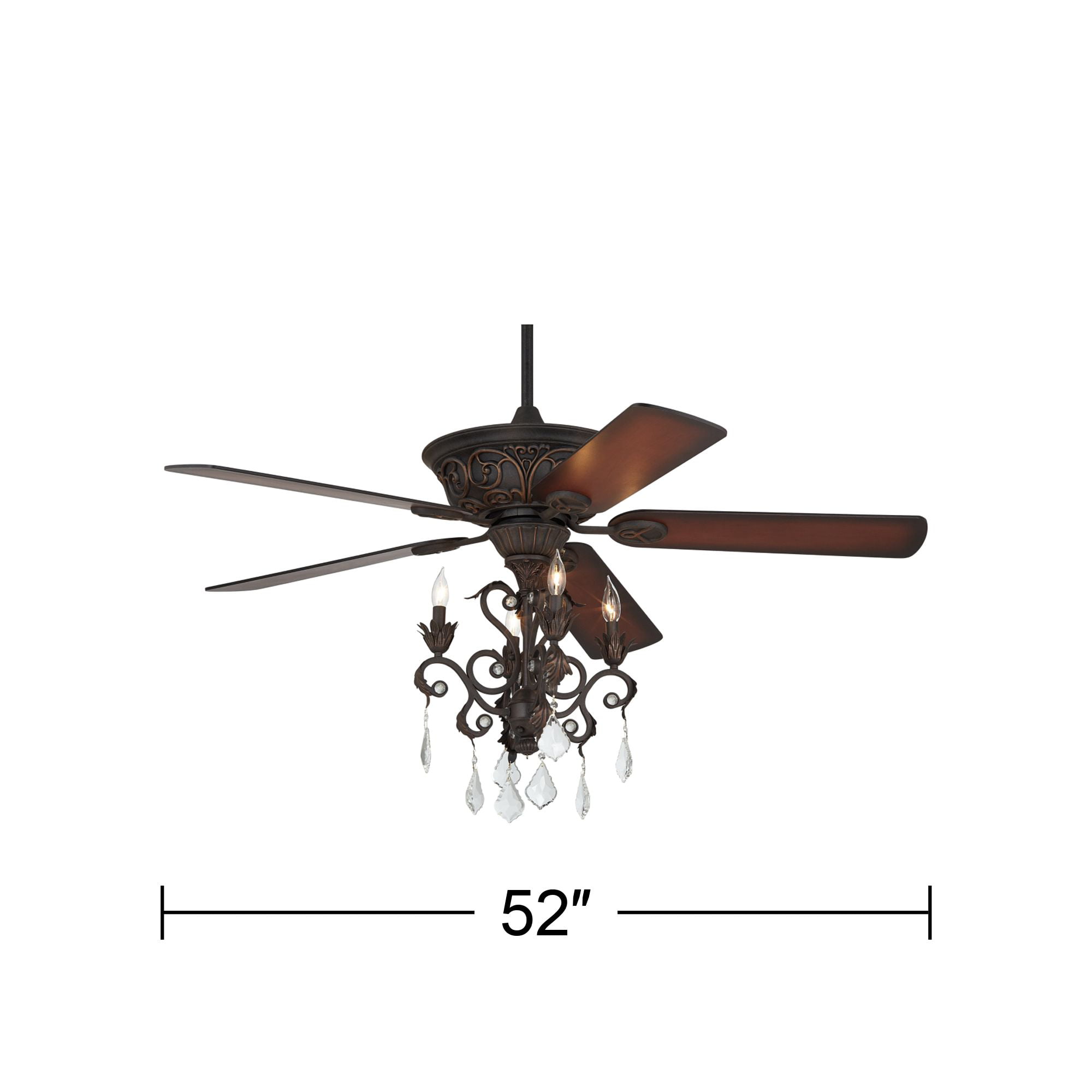 52 Casa Vieja Vintage Ceiling Fan With