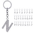 thumbnail image 2 of Porte-clés Design Strass A à Z Pendentif Porte-Clés pour Décoration de Sac à Main, 2 of 8