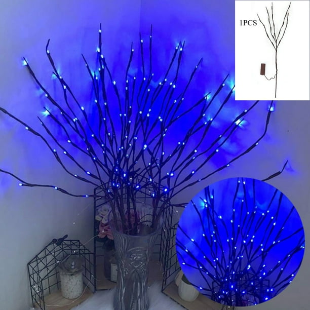 Actoyo Blue Simulation Tree Brown Branches 20 Led Artificial Tree