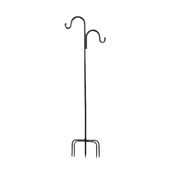 Heavy Duty Shepherds Hook for Bird Feeders 49 Inch Wrought Iron Outdoor Garden Decor for Yard Patio Porch