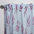 thumbnail image 3 of Designart 'Bright Eucalyptus Floral Retro Pattern I' Mid-Century Modern Curtain Panel, 3 of 5