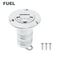 thumbnail image 4 of Tapa de relleno de barco Tapa de relleno de depósito de yate con tornillos Trailer Tractor Tractor Vehículo de reemplazo de piezas Accesorios automotrices Combustible 38mm kenally TO001015-01, 4 of 7