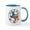 White/Blue Inside, variant on CafePress - Texas Wrought Iron Barn Art Mugs - 11 oz Ceramic Mug - Novelty Coffee Tea Cup