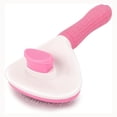thumbnail image 2 of UYGDUY-PETS-LAMB Self-Cleaning Dog and Cat Grooming Brush, Suitable for Long or Short Hair, Loose Hair Removal Brush, Easy to Remove, Pet Massage Tool. (Pink), 2 of 4