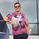 thumbnail image 4 of Fotbe Flower Field Cow Camiseta Polo de Golf para Hombre con Estampado – Camisa Deportiva Transpirable con Cuello Abotonado-3X-Large, 4 of 6