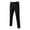 CL264 Black, variant on Yuncity Men Trousers Solid Color Mid Waist Elastic Pocket Drawstring Flat Front Commute Summer Classic Fitness Daily Work Wear Men's Pants Size Xl Grey