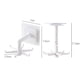 thumbnail image 2 of onlyliua Liquidación de Rebajas de Hoy Accesorios para Utensilios de Cocina Gancho para Baño Perchero de Pared Giratorio 360°, 2 of 2