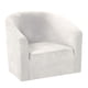 thumbnail image 3 of Funda de sofá elástica de terciopelo para sillón, antideslizante, elástica y suave. blanco, 3 of 9