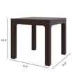 thumbnail image 3 of 3-Piece Outdoor Bistro Set with Mira Chairs and Solora Table, Brown, 3 of 4
