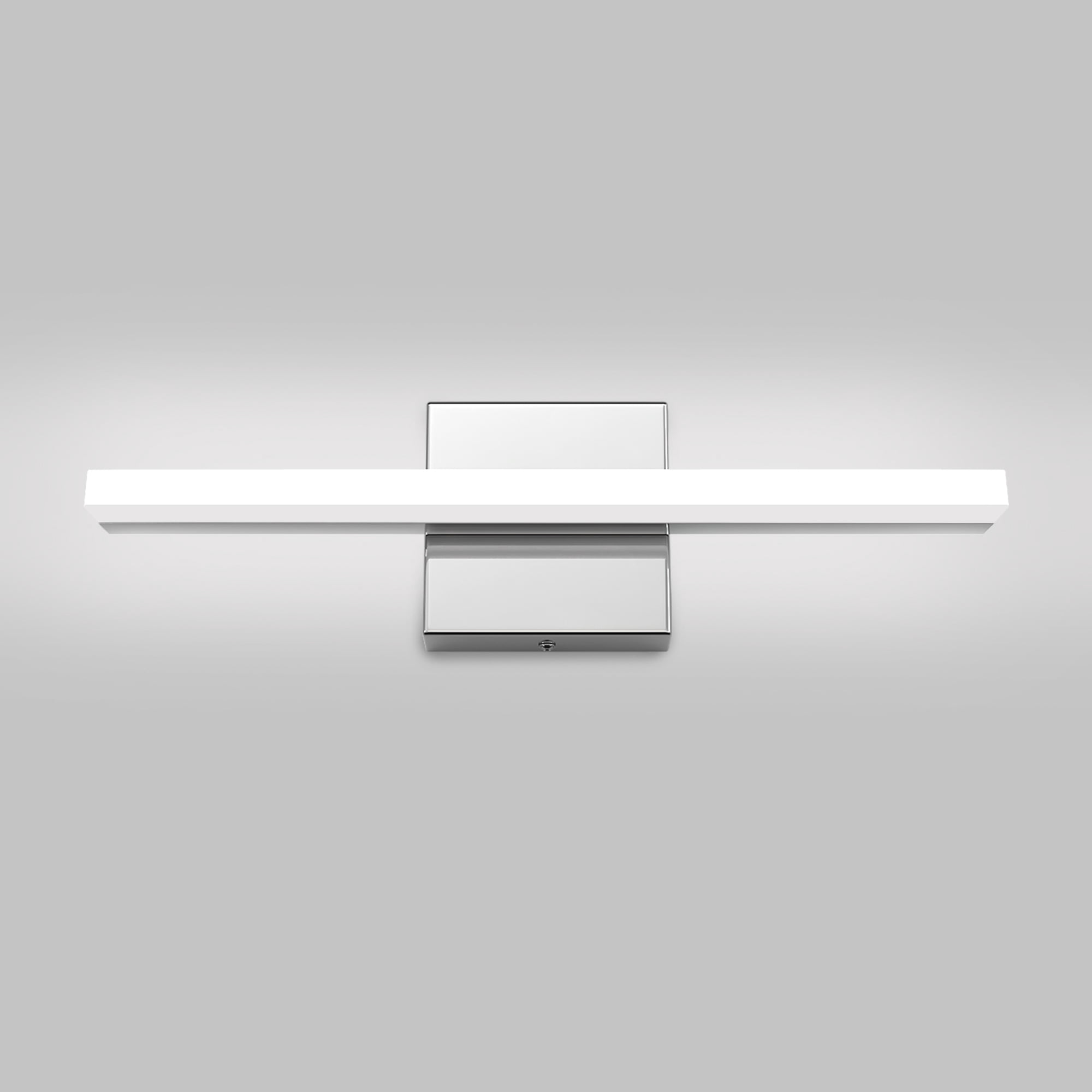Modern Chrome LED Vanity Lights, LED Bathroom Light Fixtures Over Mirror Bathroom Wall Sconce Bar for Bathroom Mirror Cabinets Bedroom(15.75"-8W)