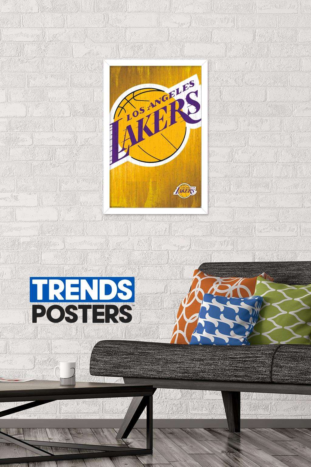 NBA Los Angeles Lakers - Logo 13 Wall Poster, 14.725" x 22.375", Framed