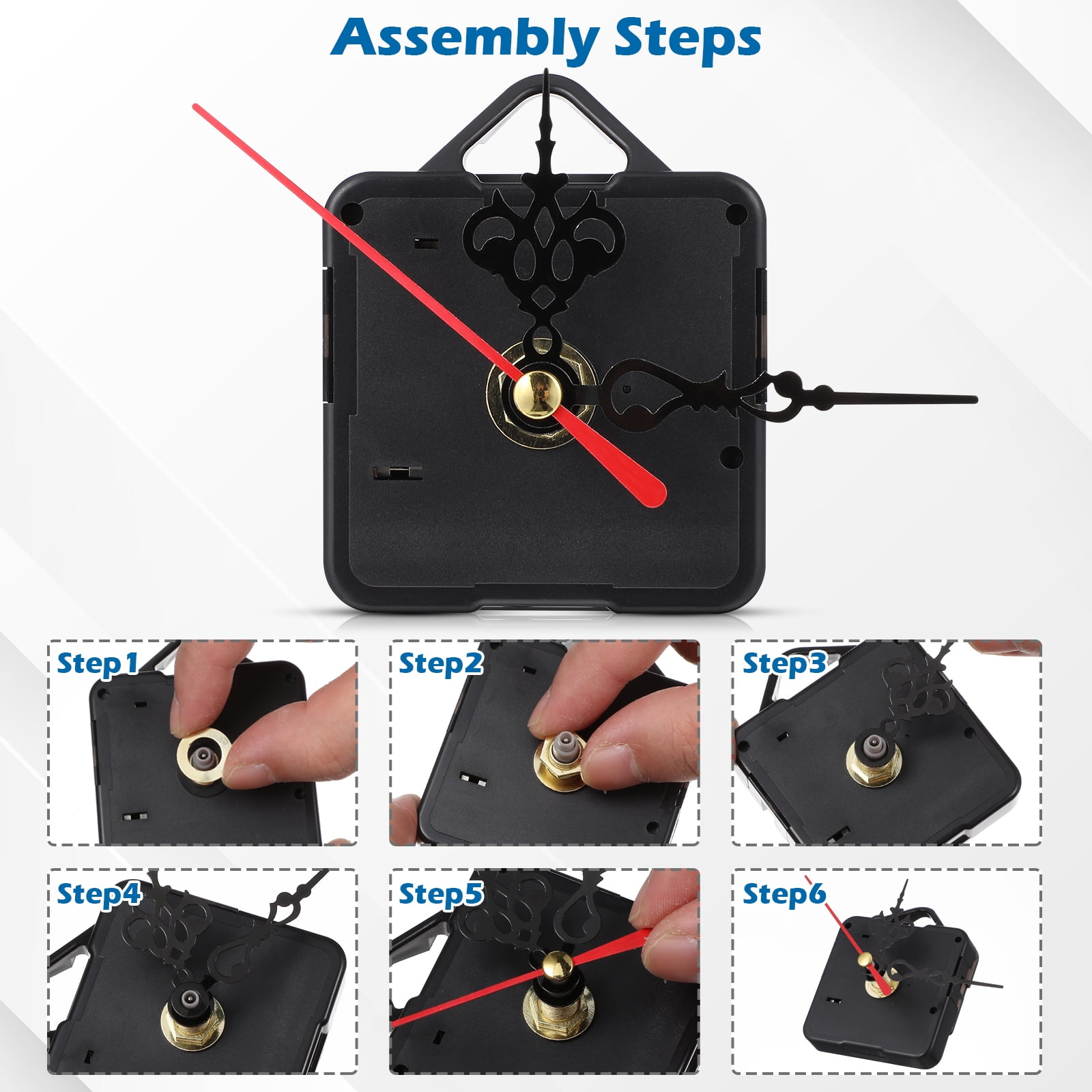 Zcyifa 1 Set Clock Resin Silicone Mold for DIY Wall Clock Decoration