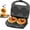Black, variant on OSTBA Mini Waffle Maker 750W - Double 4-Inch Belgian Waffles Iron, Nonstick Plates, Compact Breakfast Appliance, Cool-Touch Handle & Easy Clean - Perfect for Kids & Family Breakfast