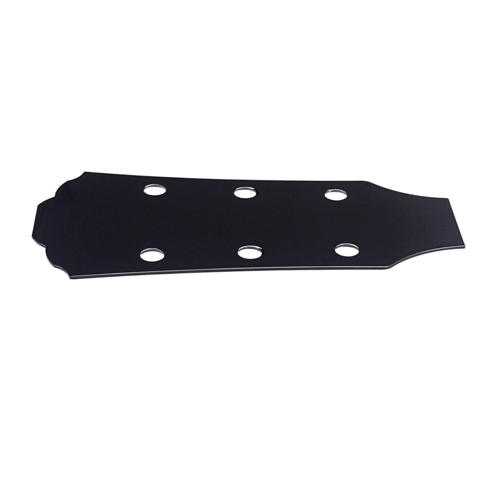 Tineasur Guitar Head Stock Electric Guitar Black Steel 1 Set