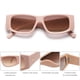 thumbnail image 4 of Gafas de Sol SOJOS Trendy Y2K Rectangulares Polarizadas SJ2228 Rosadas, 4 of 5