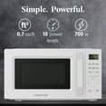 thumbnail image 3 of Open Box Farberware 700-Watt Compact Countertop Microwave Oven – 0.7 Cu. Ft., White, 3 of 6