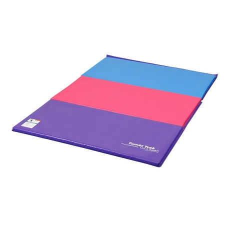 Tumbl Trak Folding Gymnastics Tumbling Panel Mat Walmart Com