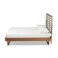 thumbnail image 3 of Baxton Studio Lucie Modern and Contemporary Walnut Brown Finished Wood Full Size Platform Bed, 3 of 7