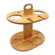 thumbnail image 1 of Estante para vino de encimera, estante con forma de botella, soporte para copas de vino y vino, estante de almacenamiento para el hogar, 1 of 9