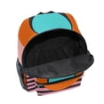 thumbnail image 6 of FORMRS School Backpack with Front Zippered Pocket 12" Student Travel Daypack, Orange Circle, 6 of 6