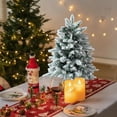 thumbnail image 5 of Wadada 18Inch Pre-lit Artificial Small Mini Christmas Tree with Warm White Multi-Color LED Lights, Remote Control and Timer, Perfect for Xmas Tabletop Decorations, Home, Kitchen, Dining Table, 5 of 7