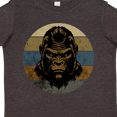 thumbnail image 4 of Inktastic Funny Gorilla Retro Sunset Boys Toddler T-Shirt, 4 of 5