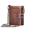 thumbnail image 1 of Purse,Wallet -theft With Coin With Purse Wallet Chain Purse Wallet With Purse Men's Wallet Coin With Chain Leather Purse Chain Men's Purse With Purse -theft, 1 of 6