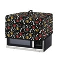 thumbnail image 2 of FOR U DESIGNS Dog Paw Bone Print Microwave Oven Dust Cover Wear-Resistan Lid for Air Fryer Toaster Oven Dust-Proof Microwave Oven Folding Covers, 20.9 x 15.7 x 12.4 inches-L, 2 of 8