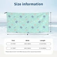 thumbnail image 3 of ZNDUO Beach Towel, Blue Memphis Style Elements Pattern Oversized Quick Dry Bath Towel - 27.5"x55", 3 of 8