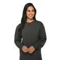 thumbnail image 2 of Women Sweatshirt - Men Sweatshirt - Plain Long Sleeve Casual Home Work School After Workout Unisex Sweaters - Charcoal Heather, 2 of 5