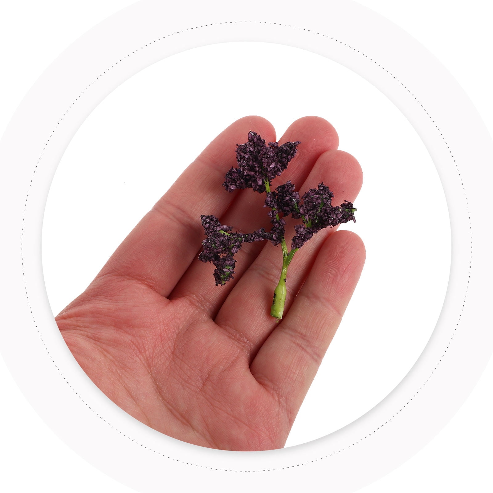 TABLZONE 100Pcs Purple Artificial Foam Flower Stamens for DIY Decoration Wedding Party Floral Crafts