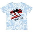 thumbnail image 3 of Inktastic My Auntie Loves Me with Cute Lady Bugs Boys or Girls Toddler T-Shirt, 3 of 5