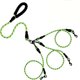 thumbnail image 2 of Correa de nailon reflectante para perros, cuerda de plomo multifuncional con asa acolchada, gancho giratorio de 360 grados, diseño antienredos para dos perros, clip resistente para caminar, correr al, 2 of 2