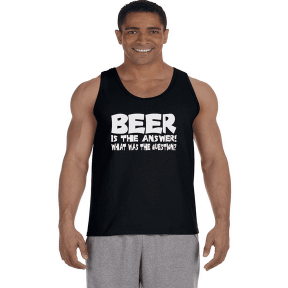 Beer Funny Sayings Mens Tank Tops Mens Shirts Sleeveless Muscle Tees