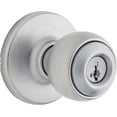thumbnail image 1 of Essentials by Weiser pour portes d’entrée Ball en Chrome Satiné, 1 of 1