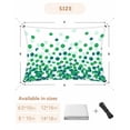 thumbnail image 6 of Sun Shade Sail 6.5x10Ft Farmhouse Green Dot Gradient Watercolor Uv Block Sunshade Canopy Outdoor Shade Cover Rectangle Shade Cloth For Patio Garden Yard Deck Pergola, 6 of 6