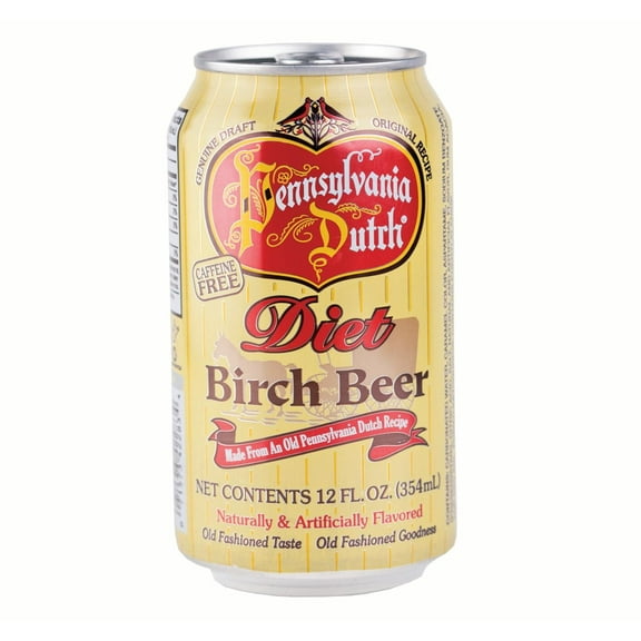 Pennsylvania Dutch Diet Birch Beer, 24-Pack 12 fl. oz. Cans