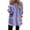 Purple, variant on WTOBBY Women's Oversized Zip Up Hoodie with Fleece Lining, Long Sleeve Pullover Sweatshirt for Fall, Casual and Comfortable Jacket Style,Black L