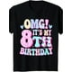 thumbnail image 1 of Kids OMG It'S My 8th Birthday Girls Gifts Eight 8 Year Old Bday T-Shirt Perfect for boys and girls under 12, the best gift for all holidays, 1 of 7