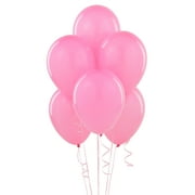 Helium Quality Bulk Solid Round 11" Latex Balloons, Real Pink, 100 CT