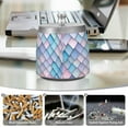 thumbnail image 6 of Yayeee Ashtray with Lid for Cigarette Smokeless Stainless Steel Home Ash Holder, Purple Art Pattern, 6 of 7