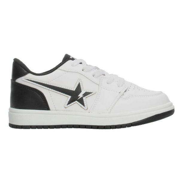 Tenis Vavito Niño Blanco Estrella Sneakers Cintas Infantil T18-26 blanco 25.5 MX