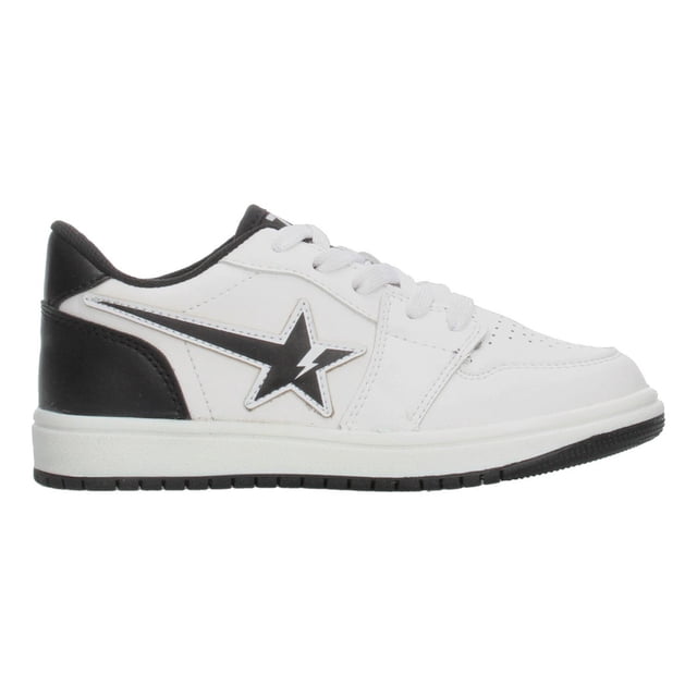 Tenis Vavito Niño Blanco Estrella Sneakers Cintas Infantil T18-26 blanco 25.5 MX