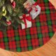 thumbnail image 2 of Falda para árbol de Navidad a cuadros del clan Kerr, suave y divertida, decoración navideña navideña de granja de 36", 2 of 4
